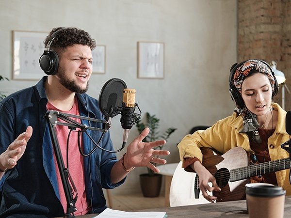 Recording studio — Orange 1 Media podcast production